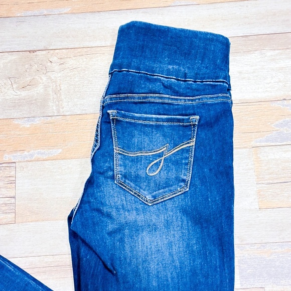 JORDACHE Blue skinny pull on jeggings - Picture 2 of 8